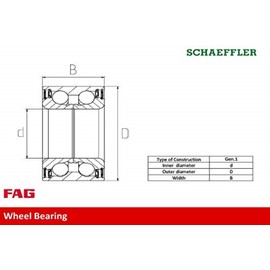 713 6101 00 Wheel Bearing Kit