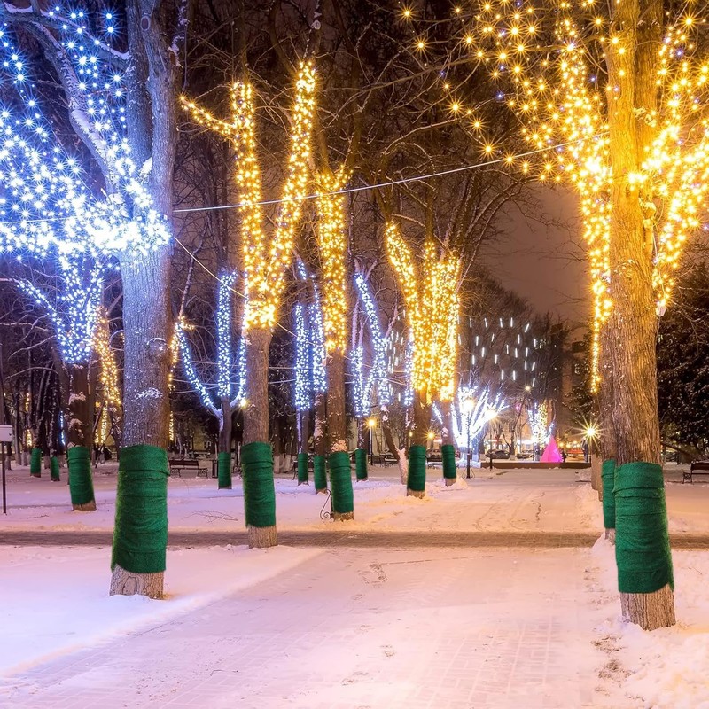 Tree Protector Wraps, Winter Plants Tree Trunk Cold-Proof Frost Protection