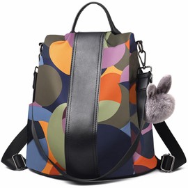 CHARMORE Women Backpack Purse Waterproof Nylon Anti-theft Rucksack Shoulder Bags