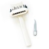BlairCo. 2-in-1 Hair Brush Cleaner Tool & Comb Cleaner Tool with Pick for Disassembling Brushes – Effective Hairbrush Clean Tool and Hair Brush Cleaning Tools for Removing Hairs from Brushes