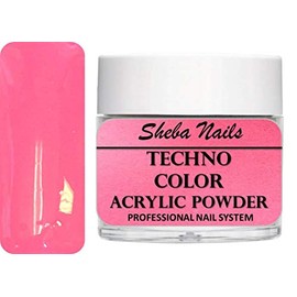 SHEBA NAILS Satin Color ACRYLIC Powder Collection - 1 oz. - SATIN PINK