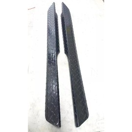 PBR Products EZGO Golf Cart Diamond Plate Rocker Panel covers Pair 94-12  TXT BLACK - Made US