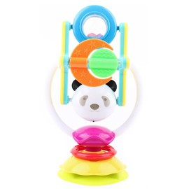 Rotating Colorful Baby Rattle Baby Eating Table Stroller Infant Suction Handbell ToyInfant Toy