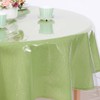 BNYD Clear Plastic Tablecloth Protector, Table Cloth Vinyl (70" Round)