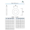 Adpack 【Made in Japan】 Aluminum Flat Washer M6 (6.5mm) x