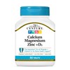 21st Century Cal Mag Zinc +d Tablets, 90 Count, Fuerza