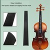 4/4 Violin Fingerboard Ebony Wood Fretboard Violin Finger Plate Replacement