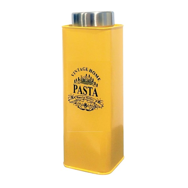 Nobel - Vintage Home Pasta Canisters with Stainless Steel Air tight Lid - YELLOW