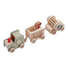 MagiDeal Wooden Train Toy,Gift Decor Set,Gift Birthday Party Toy,Xmas Train Ornament,Wooden Train Ornament for 3,4,5 Years Old and up