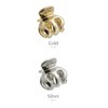Vingtaine H7635-S Hair Claw Mini Metal Chubby Simple Elegant Hair