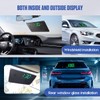 MR CARTOOL GPS Speedometer, Double-Sided Display, Anti-ailgating with Overspeed Alarm,