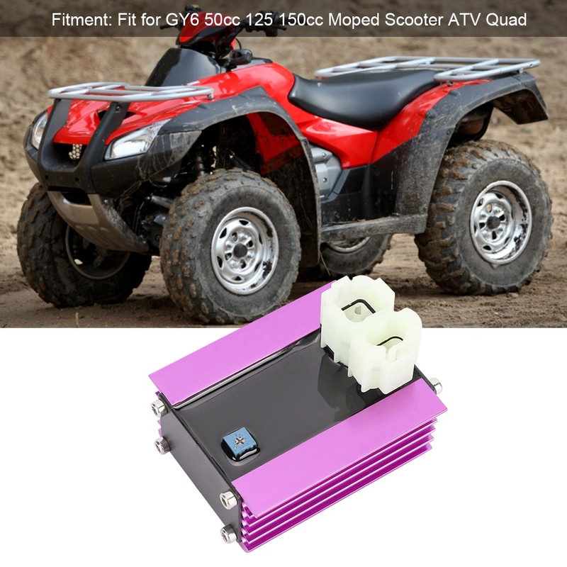 Purple Adjustable Racing AC CDI Ignition Box Fit for GY6