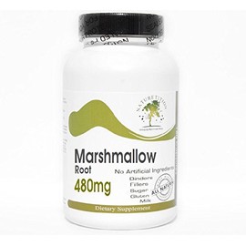Marshmallow Root 480mg ~ 200 Capsules - No Additives ~ Naturetition Supplementss