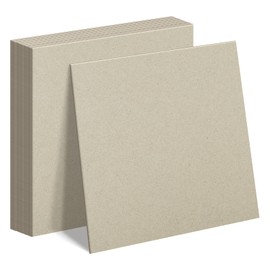 AUEAR, 20 Pack 12x12 Chipboard Sheet, 50pt Thick Bookboard, Scrapbooking Chipboard, Book Binders Board, Paper Board for Crafting Project (Grey)