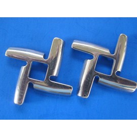 TWO PACK replacement blades for KSMFGA meat grinder by Kitchenaid meat grinder. **Fits KSMFGA only**