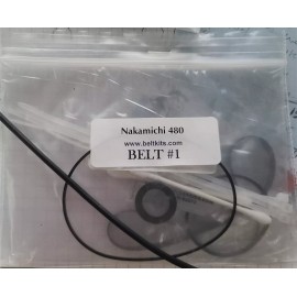 For Nakamichi Nakamichi 480 cassette deck belt kit COMPLETE with CAD Instruction's
