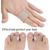 6Pcs Hammer Toe Straightener, Hammer Toe Splints, Toe Cushioned Bandages