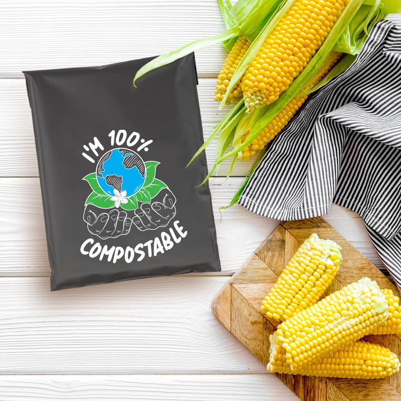 Compostable Mailing Bags,Biodegradable Mailing Bags,Eco Friendly Mailers 12 x 16"