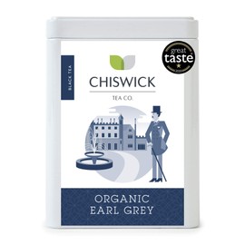 Organic Earl Grey Premium Loose Leaf Black Tea - Chiswick Tea Co - 100g Tin