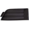 CPP Plastic Front, Left Side Black Fog Light Cover for