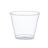 Clear Hard Plastic Cups/Tumblers [9 oz. Squat - 100 Count]