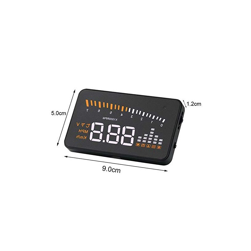 Car HUD Display, Riloer Digital Speedometer Car Head Up Display