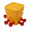 Automatic Chicken Waterer Cup with 12L Handheld Barrel Poultry Drinking