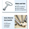 Set of 3 corner keys, bleed keys, heating key, heating