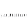KSTE 1000pcs Small Screws Cross Head Sheet Metal Screws Assortment