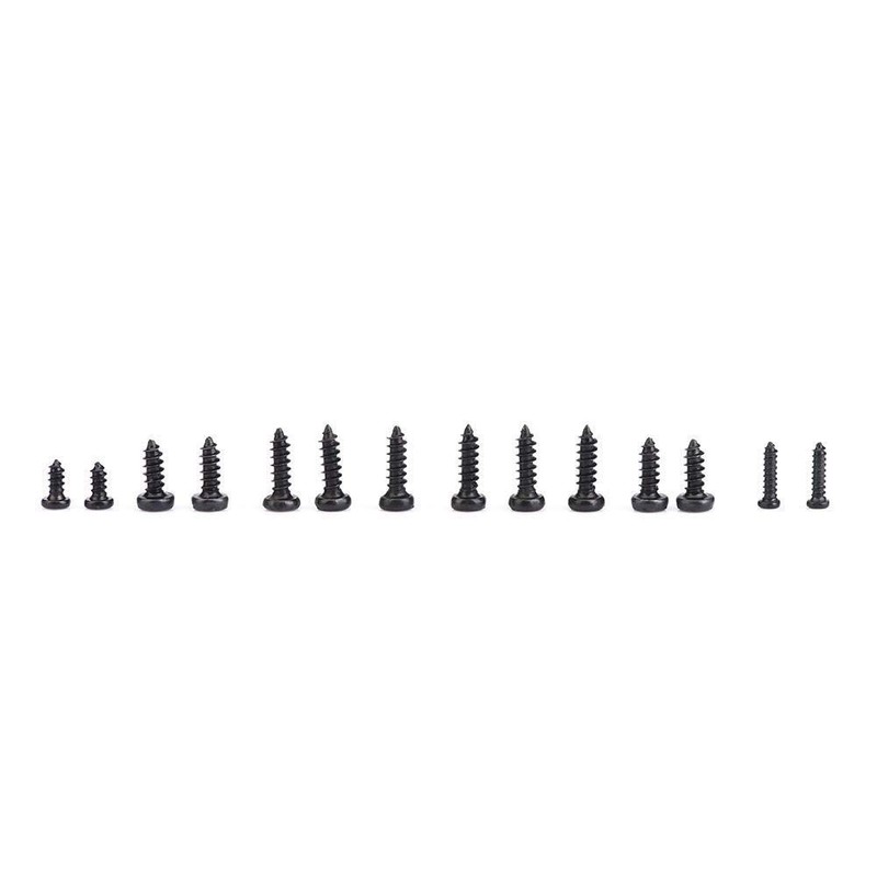 KSTE 1000pcs Small Screws Cross Head Sheet Metal Screws Assortment