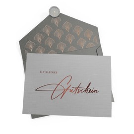 Joli Coon Vouchers to Fill in Yourself, Folding Card with Wax Seal, Voucher Card (German Version)