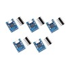 TECNOULAB 5pcs CJMCU CP2102 Micro USB 6 Pin to UART