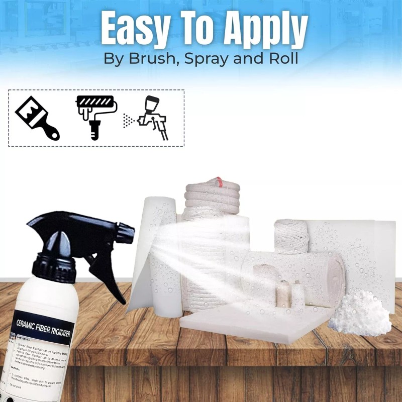 REFRATECH Rigidizer for Ceramic Fiber Coating - 2300F Rated -