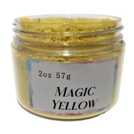 Mica Powder Pigment - (Magic Yellow, 2 oz) - Pearlescent Color dye for Soap, Epoxy, Acrylic, Arts, Crafts, Sculpture, Paint