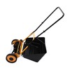 14" Hand Push Lawn Mower, 2-in-1 Portable Push Lawn Mower
