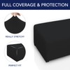 PureFit - Funda otomana rectangular súper elástica para taburete de