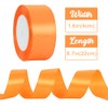 TONIFUL 4 cm x 22 m Wide Orange Satin Ribbon,