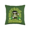 Funny smoothie blender design for vegetarians Throw Pillow