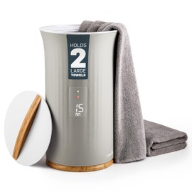 Live Fine Towel Warmer | Bucket Style Luxury Heater with LED Display, Adjustable Timer, Auto Shut-Off | Fits 40” x 70” Oversized Towel - Height 21.25 Inches and 12.9 Inches Wide