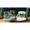 Fun Christmas Coffee Mugs Holiday Cups, 10oz Double Wall Glass