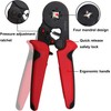 Flytuo Ferrule Crimping Tool, AWG23-7 Self-adjustable Ratchet Wire Ferrule Crimper,