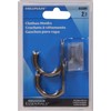 Hillman Hardware Essentials 852899 Clothes Hooks Antique Brass -2 Pack