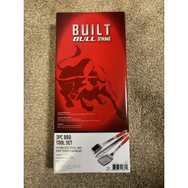 Bull Stainless Steel 3-piece BBQ Set (p/n: 24381)