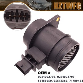 HZTWFC Mass Air Flow MAF Sensor OEM # 0281002792 0281002793 55183650 95513367 71789484 0281002792 0281-002-792 Fit for Alfa Fiat Lancia Ford