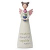 Feather & Grace Hand Painted Resin Decorative Figurine - August