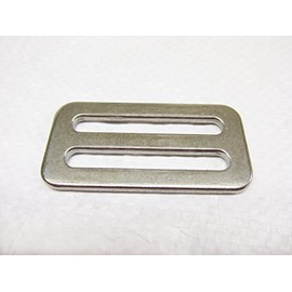 Stainless Steel Webbing Buckle 3 Bar Rectangular 50MM