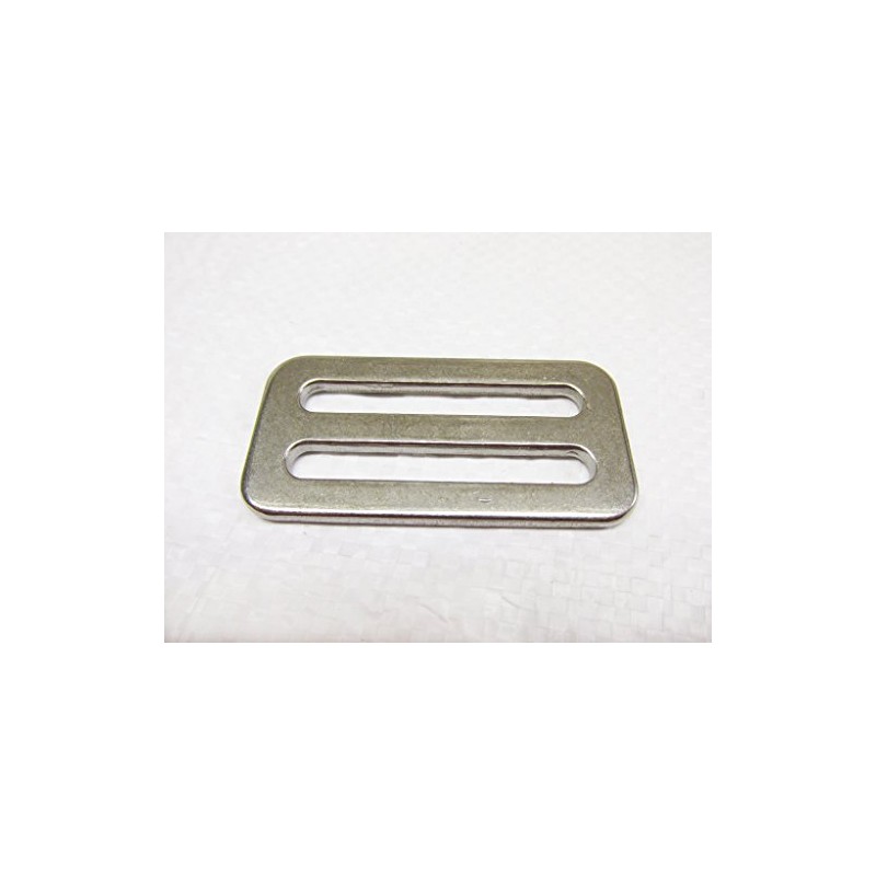 Stainless Steel Webbing Buckle 3 Bar Rectangular 50MM
