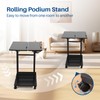 Multi-Purpose Lecterns & Podiums, Portable Mobile Standing Laptop Desk, Height