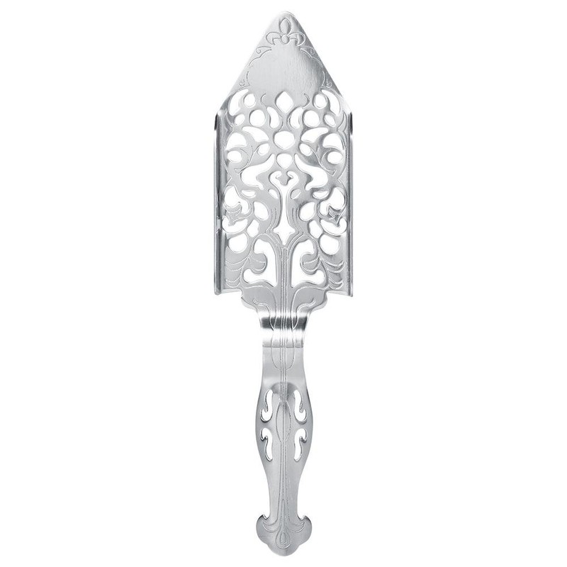 Focket Silver Antique Stainless Steel Drinking Spoon, Cocktail Worm Spoon,