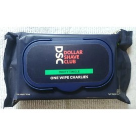 Dollar Shave Club DSC Dollar Shave Club, One Wipe Charlies Minty Tingle 50 Ct Flushable Wipes New